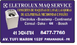 ELETROLUX  MAQUINAS SERVICES ESPECIALIZADA